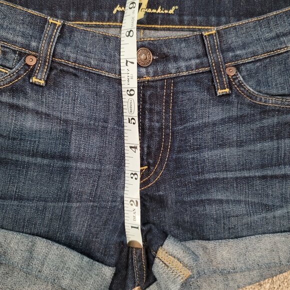 Ladies for all Man Kind Jean shorts 25 - Picture 7 of 9